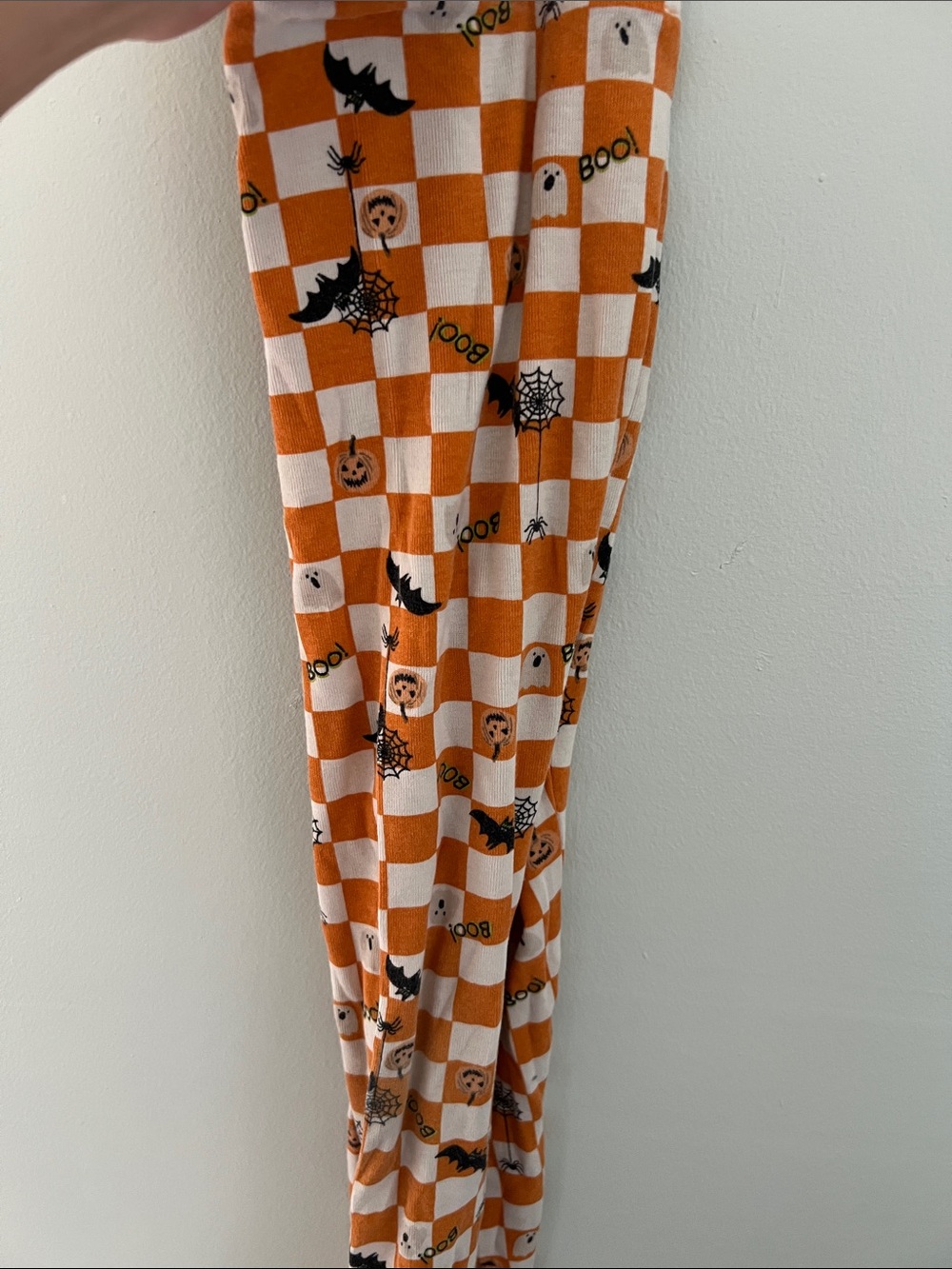 Old Navy Orange and White Checker Halloween Kids Pajama Pants